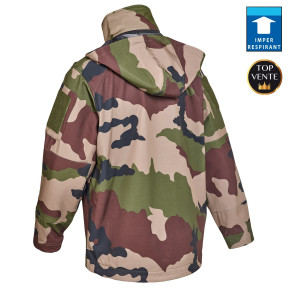 Blouson Softshell Camo CE avec zip étanches - Patrol Equipement