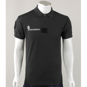 Polo Gendarmerie Departementale Cooldry + Velcros Noir -Patrol Equipement