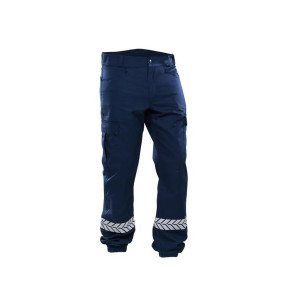 Pantalon Sécurité Privée avec bande HV Marine - Safetek by GK