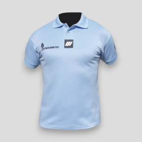 Polo Femme respirant Gendarmerie Bleu + velcros -Patrol Equipement
