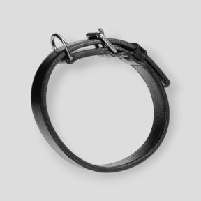 Collier plat en cuir 30mm - Scorpion