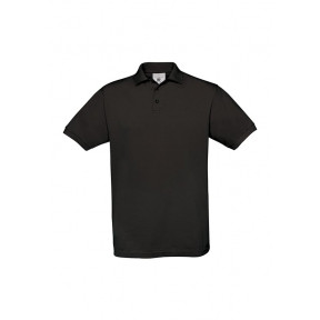 Polo manches courtes Noir- B&C