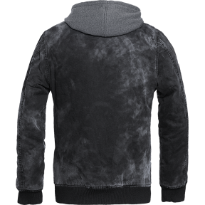 Veste Dayton Sweat Capuche délavé noir - Brandit