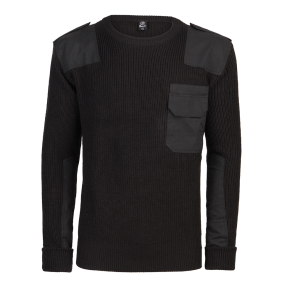 Pull col rond BW Noir - Brandit