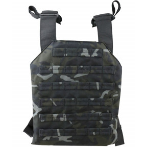 Porte plaque Spartan - BTP Noir - Kombat Tactical 