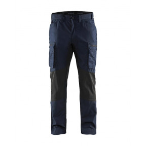 Pantalon maintenance +stretch Marine foncé/Noir - Blaklader