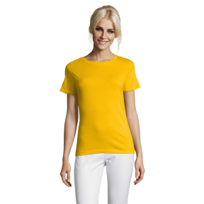 TEE-SHIRT FEMME REGENT WOMEN JAUNE - SOL'S