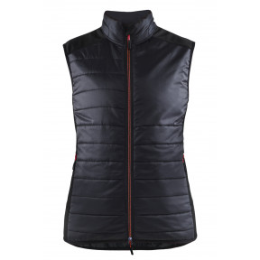 Gilet doublé femme Noir/Rouge - Blaklader