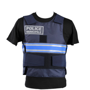 Housse de gilet pare-balles One plus Police Municipale femme - Le Protecteur